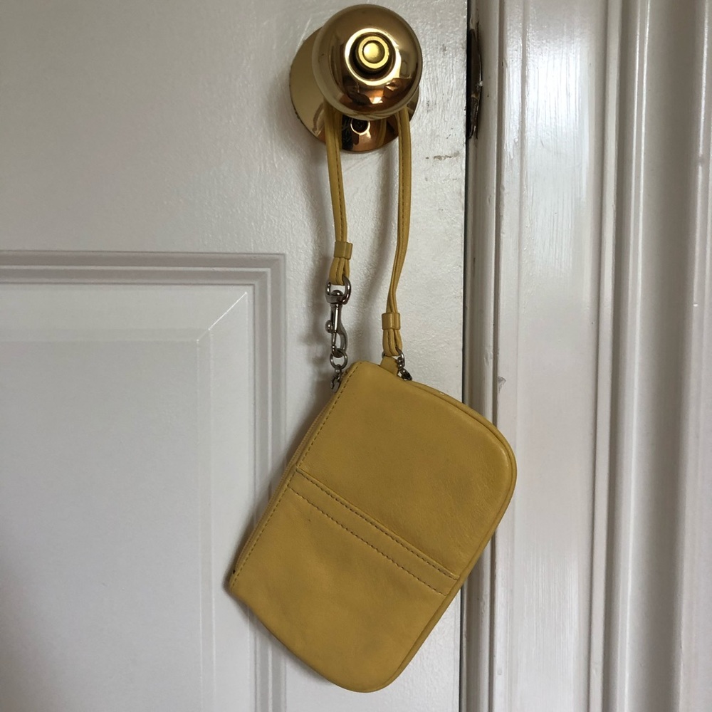 Yellow Coach Wristlet